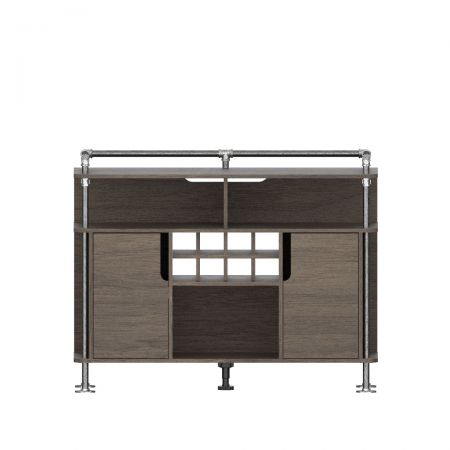 La combinación de mueble vino y almacenamiento permite transmitir un sentimiento único.